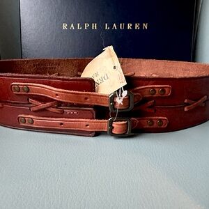 Ralph Lauren leather belt Denim & Supply xs